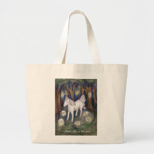 Unicorn Fairy Personalized Name Custom Tote Bag