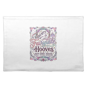 Unicorn Fairytale Hooves Original Merch Design_1 Cloth Placemat