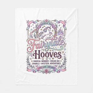 Unicorn Fairytale Hooves Original Merch Design_1 Fleece Blanket