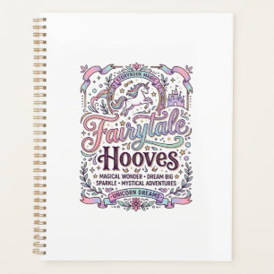 Unicorn Fairytale Hooves Original Merch Design_1 Planner