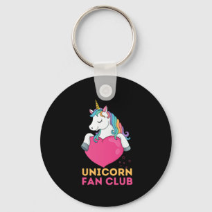 Unicorn Fan Club Kids Keychain