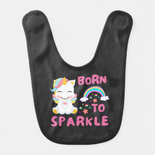 Unicorn Fan Club Magical Kids Baby Bib