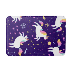 Unicorn Fan Club pattern Cute Bath Mat