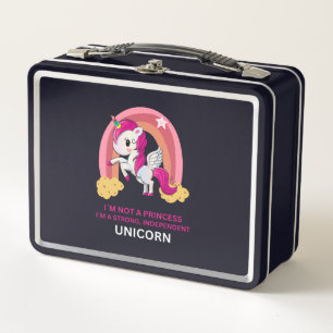 Unicorn Fan Club, Unicorn lover, Funny unicorn Metal Lunch Box