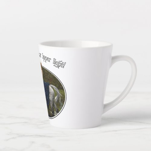 Unicorn fantasy art latte mug