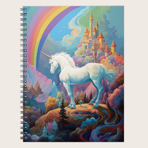 Unicorn Fantasy Art Notebook