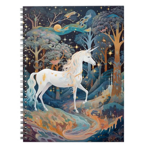 Unicorn Fantasy Art Notebook