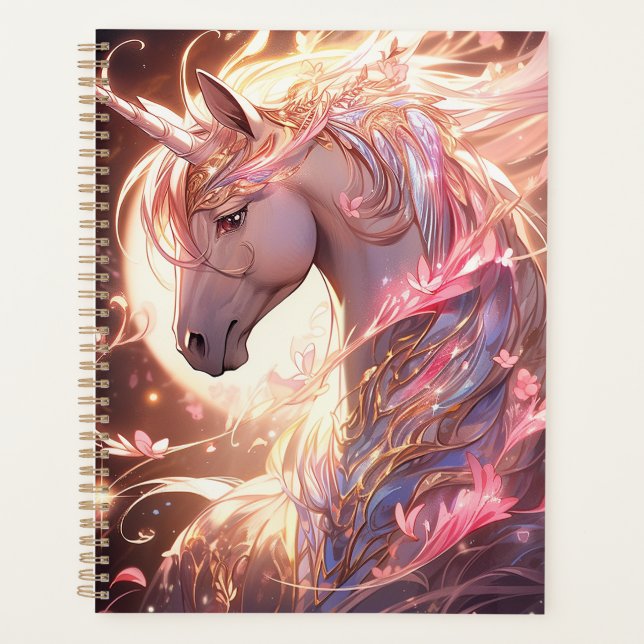 Unicorn Fantasy Art Planner (Front)