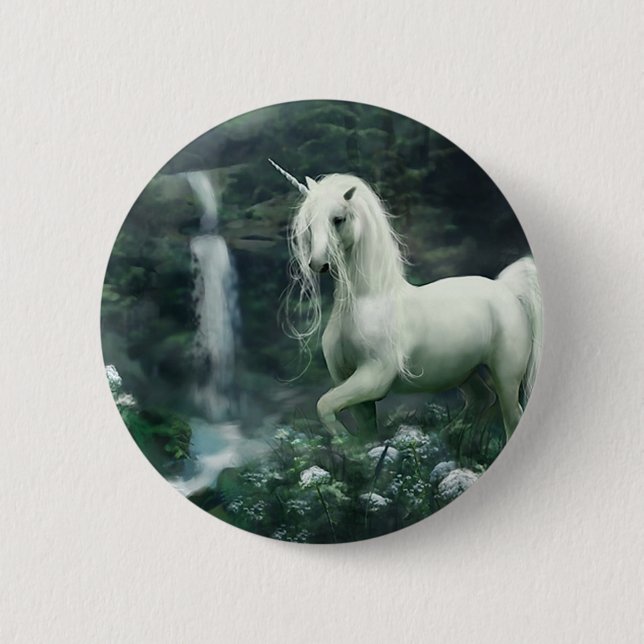 unicorn-fantasy.jpg pinback button (Front)