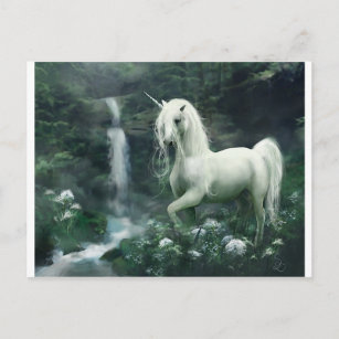unicorn-fantasy postcard