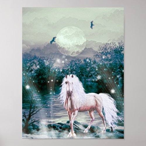 Unicorn Fantasy Poster