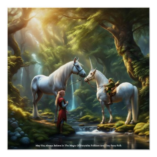 Unicorn Fantasy Poster