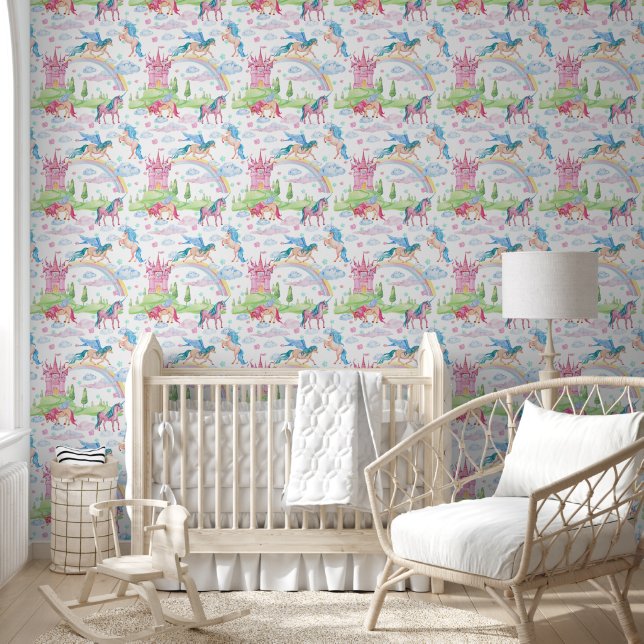 Unicorn Fantasy Worlds Wallpaper (Kids)