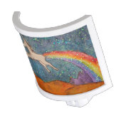 Unicorn Farting a Rainbow in the Sky Night Light (Angled)