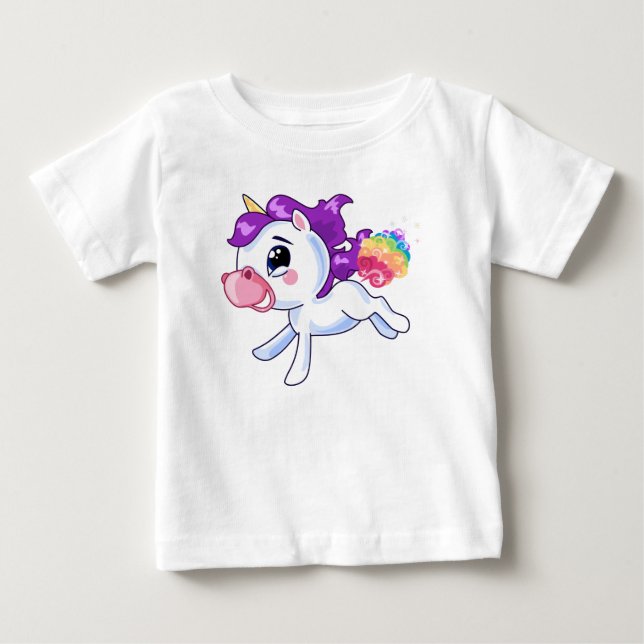 Unicorn Farts Baby T-Shirt (Front)