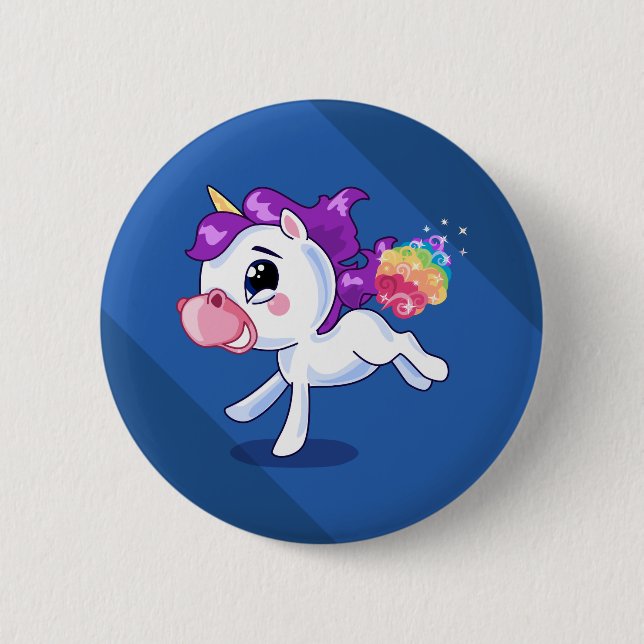 Unicorn Farts Button (Front)