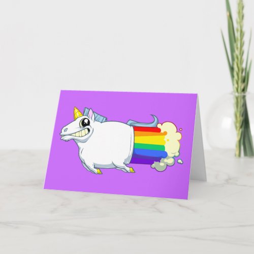 Unicorn Farts Greeting Card