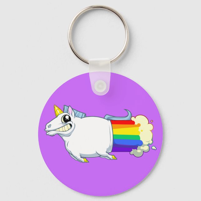 Unicorn Farts Keychain (Front)