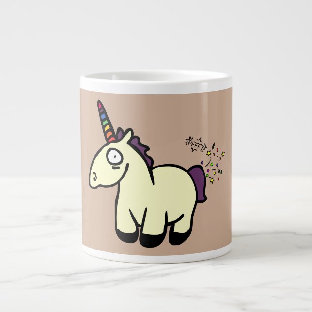 Unicorn Farts Large Coffee Mug (Front)