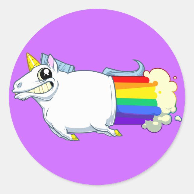 Unicorn Farts Sticker (Front)