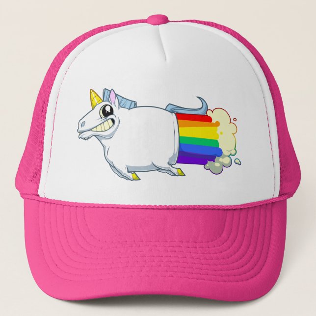 Unicorn Farts Trucker Hat (Front)