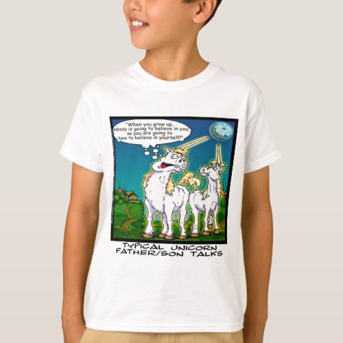 Unicorn FatherSon Bonding Funny T_Shirt