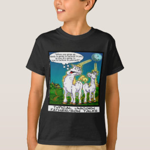 Unicorn Father/Son Bonding Funny T-Shirt