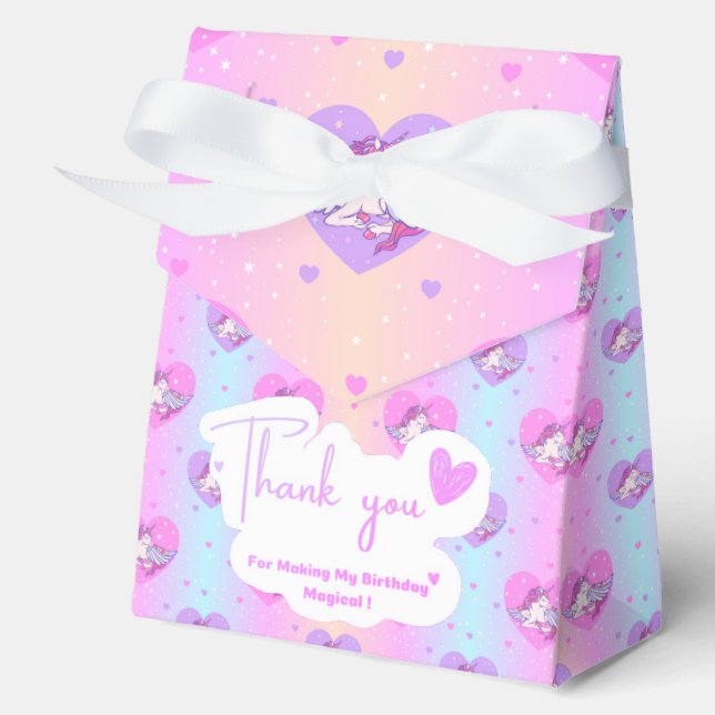 Unicorn Favor Box (Front)