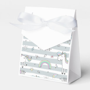 Unicorn Favor Boxes