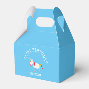 Unicorn Favor Boxes