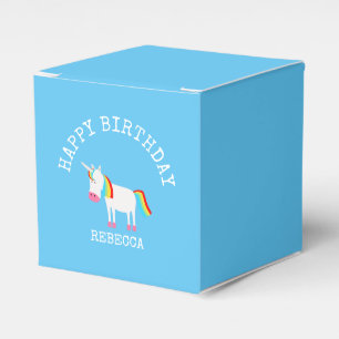 Unicorn Favor Boxes
