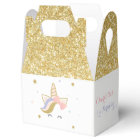 Unicorn favor boxes, Birthday party decorations
