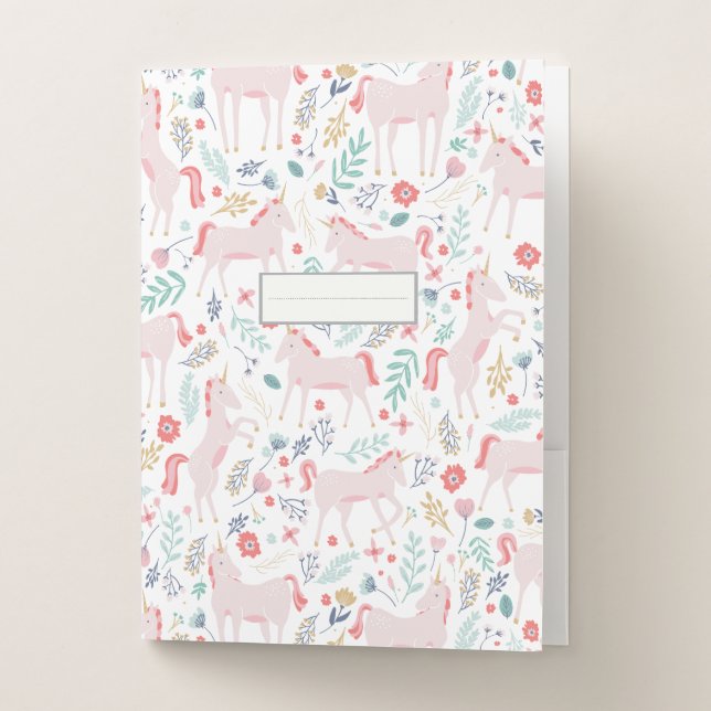 Unicorn Fields Pocket Folder (Front)