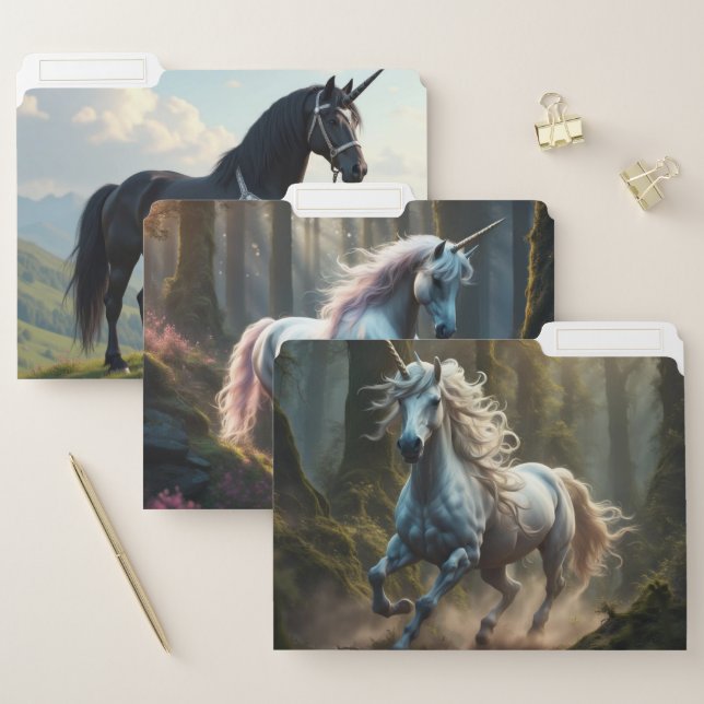 Unicorn File Folder (Set)