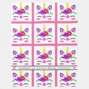 Unicorn Fleece Blanket