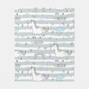 Unicorn Fleece Blanket