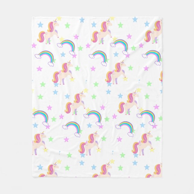 Unicorn Fleece Blanket (Front)