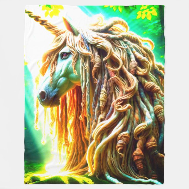 Unicorn Fleece Blanket (Front)