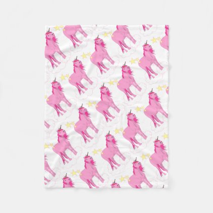 unicorn fleece blanket