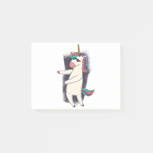 Unicorn Floss Dance Post-it Notes