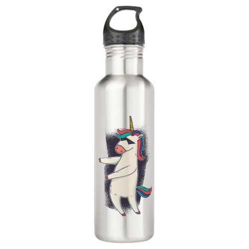 Unicorn Floss Dance Stainless Steel Water Bottle