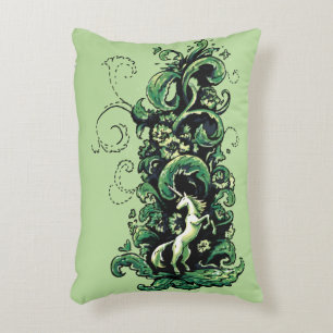 Unicorn Flourish Decorative Pillow