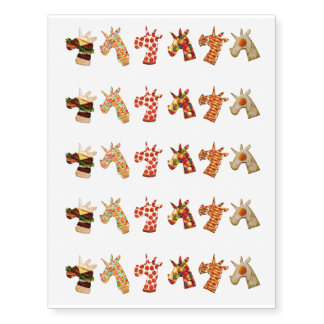Unicorn Food Temporary Tattoos