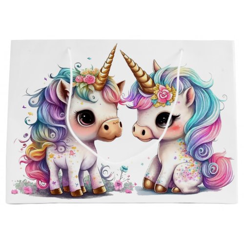 Unicorn Friends Large Gift Bag