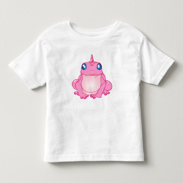 Unicorn Frog Toddler T-shirt (Front)