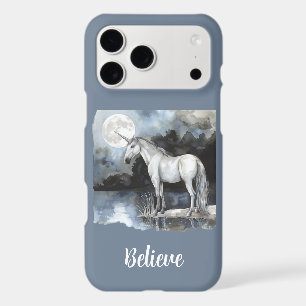Unicorn Full Moon Believe iPhone 17 Pro Max Case