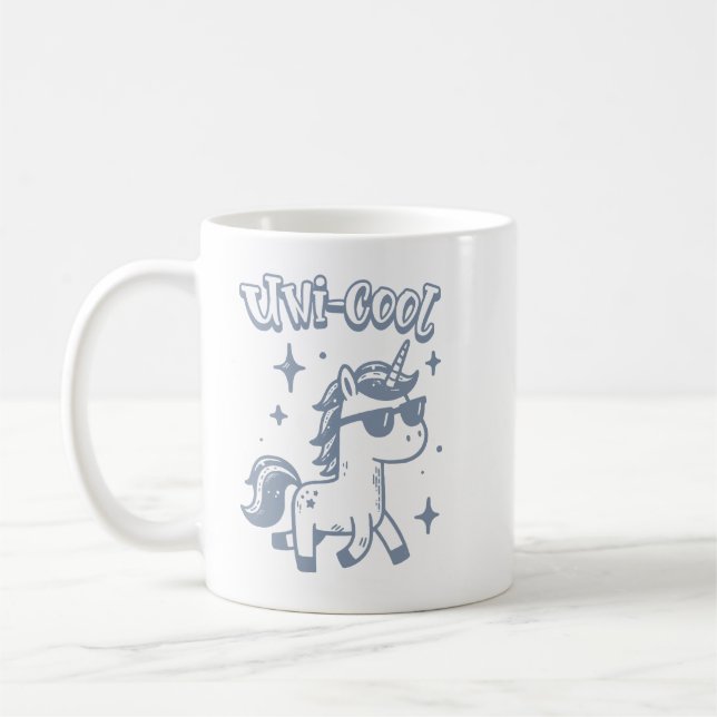 Unicorn Fun Magical Fun Magical Fantasy Art Coffee Mug (Left)