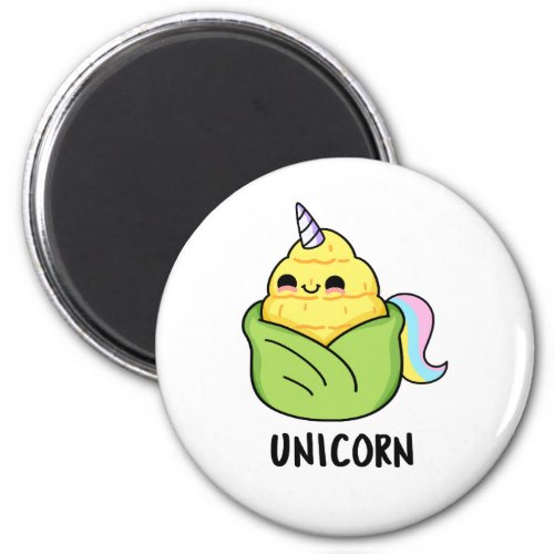 Unicorn Funny Baby Corn Pun  Magnet
