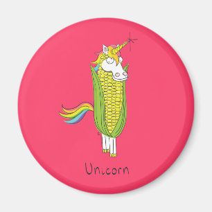 Unicorn Funny Corn Magnet