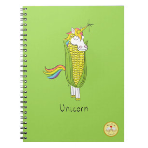 Unicorn Funny Corn Notebook